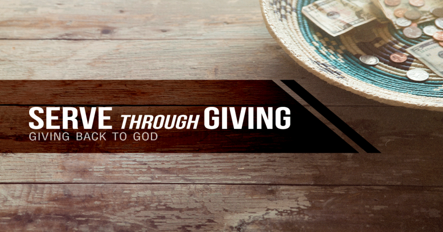 Serve through Giving