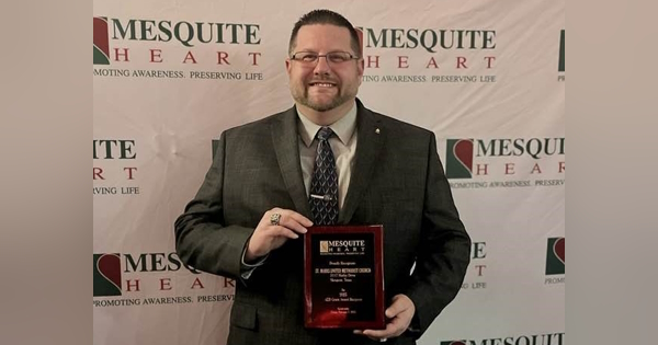 St. Marks UMC Receives Mesquite Heart Board AED Award